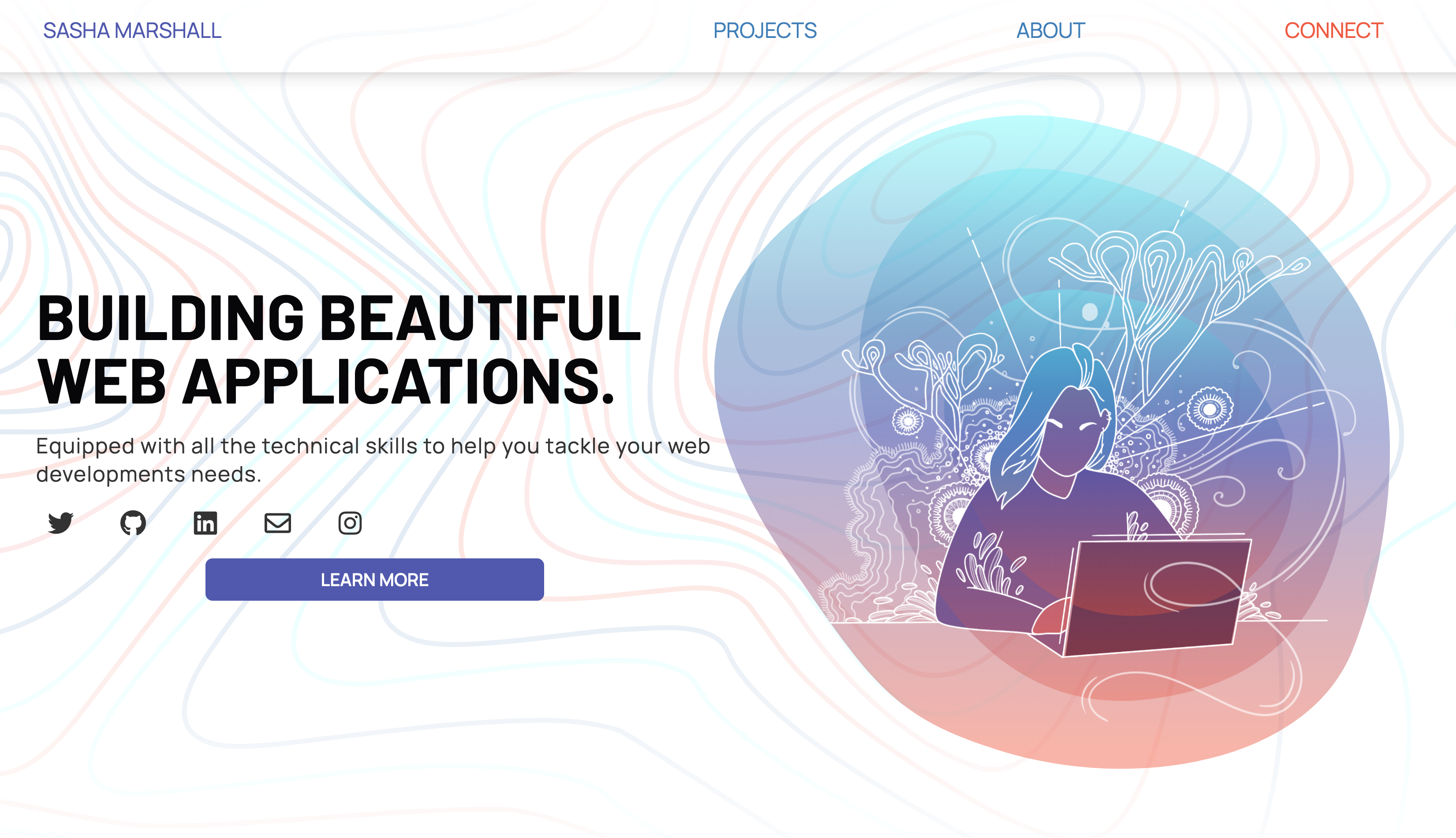 S&M Salon Website Preview