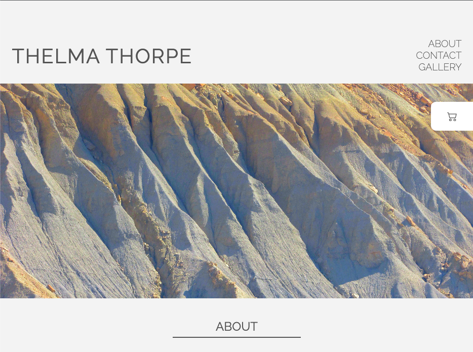 Thelma Thorpe Photography Website Preview